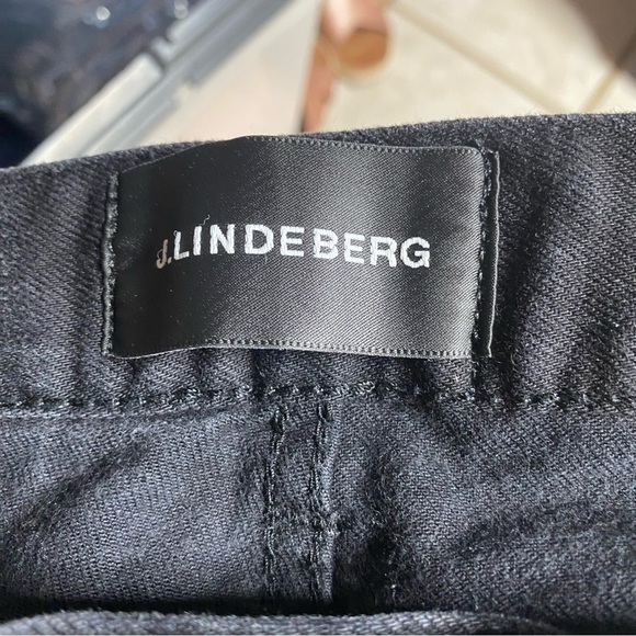 J. Lindeberg Black Tom Straight Leg Jeans 33x30 - Picture 3 of 6